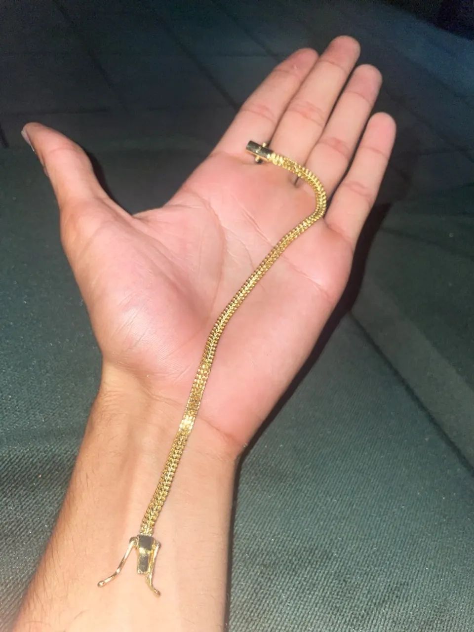 Pulseira banhada a ouro 18k