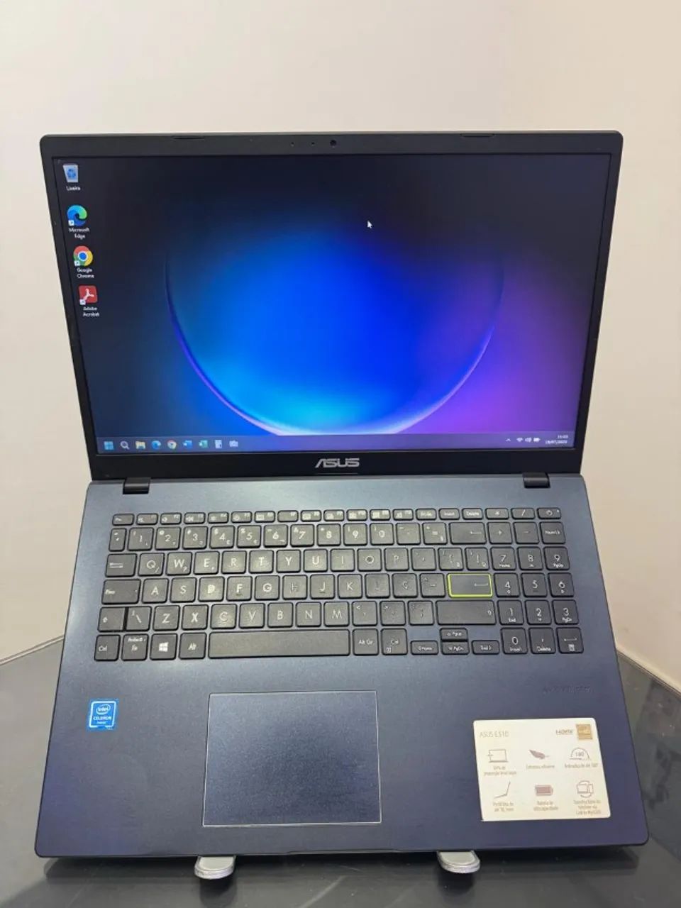 Notebook ASUS -  Intel Celeron 11º -  4GB Ram - SDD 128 GB -  15 P - completo - Foto 5