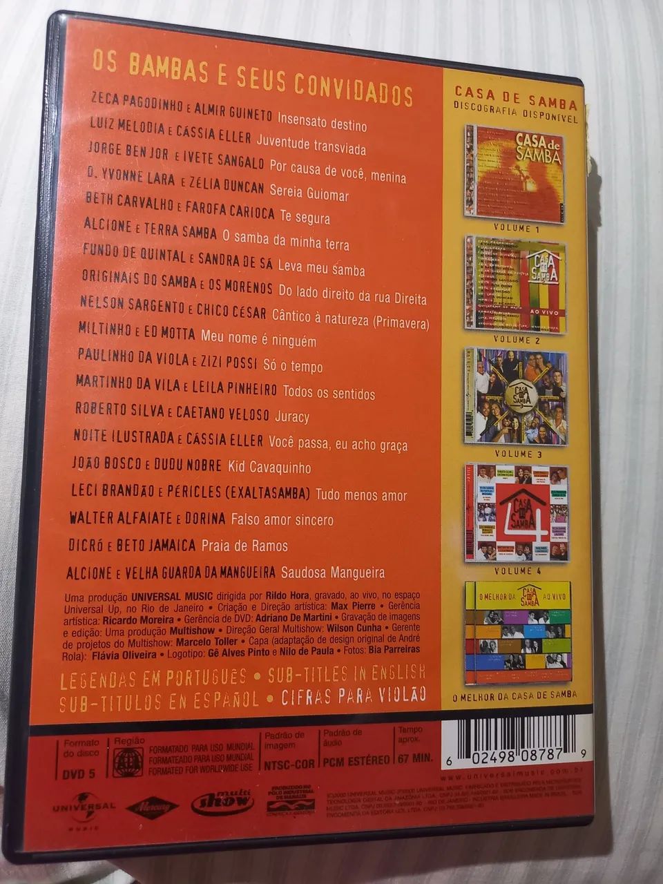 DVD Casa de Samba - Os Bambas e Seus Convidados (Ao Vivo) - Foto 2