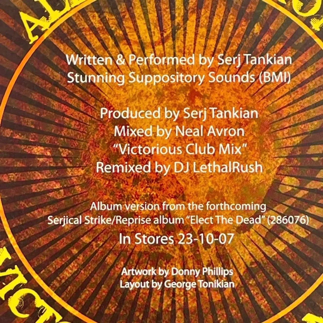 Serj Tankian Empty Walls Vinil Compacto - System Of A Down - Foto 3