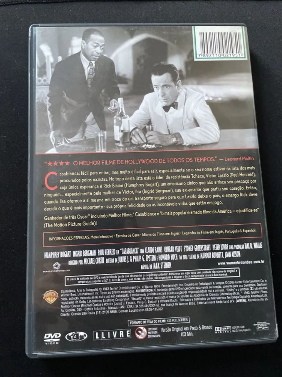 dvd casablanca drama - Foto 2