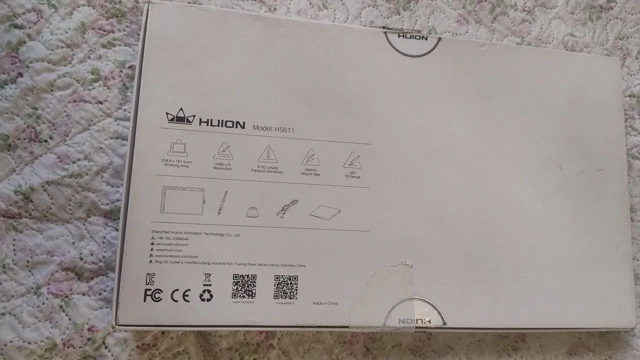 Mesa digitalizadora HUION HS611 Creative Pen Tablet - Foto 5