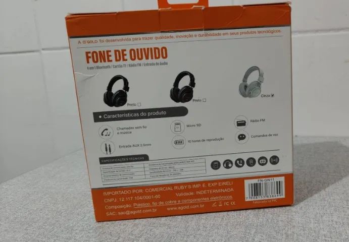 Headset A'Gold FN-GB11 (Zerado) - Foto 2