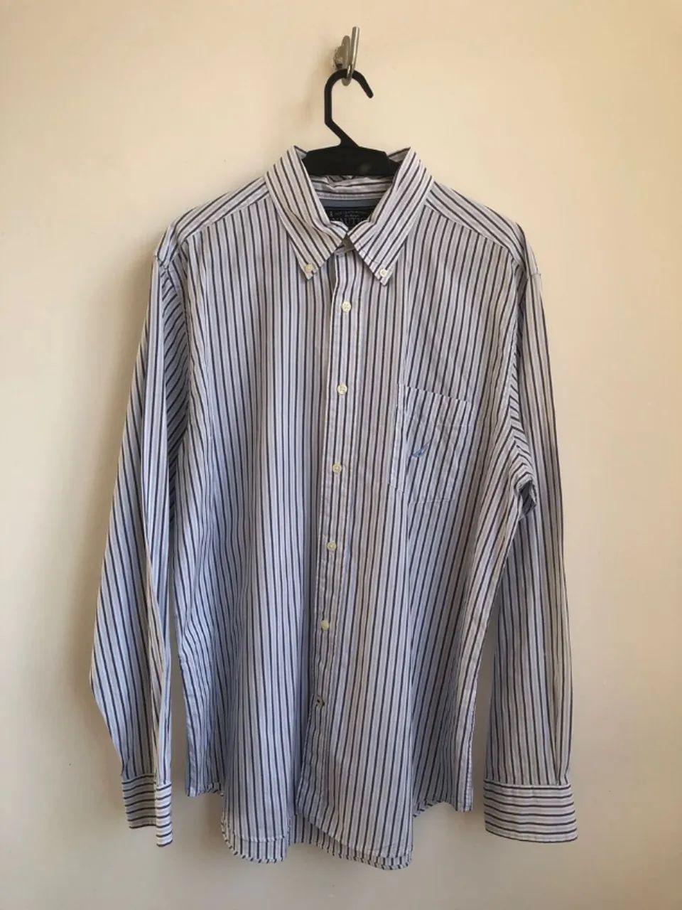 camisa social listrada náutica