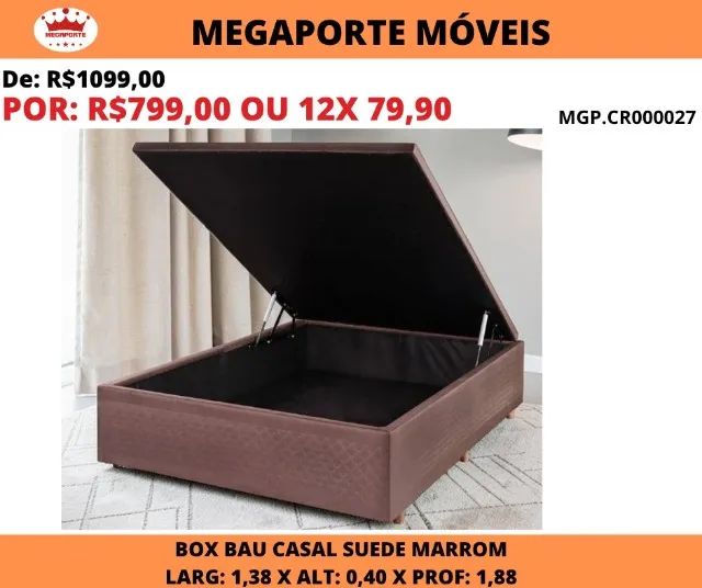 BOX BAÚ CASAL - Foto 2