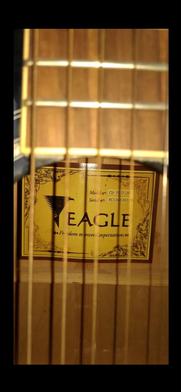 Violão eletroacústico Eagle - Foto 3