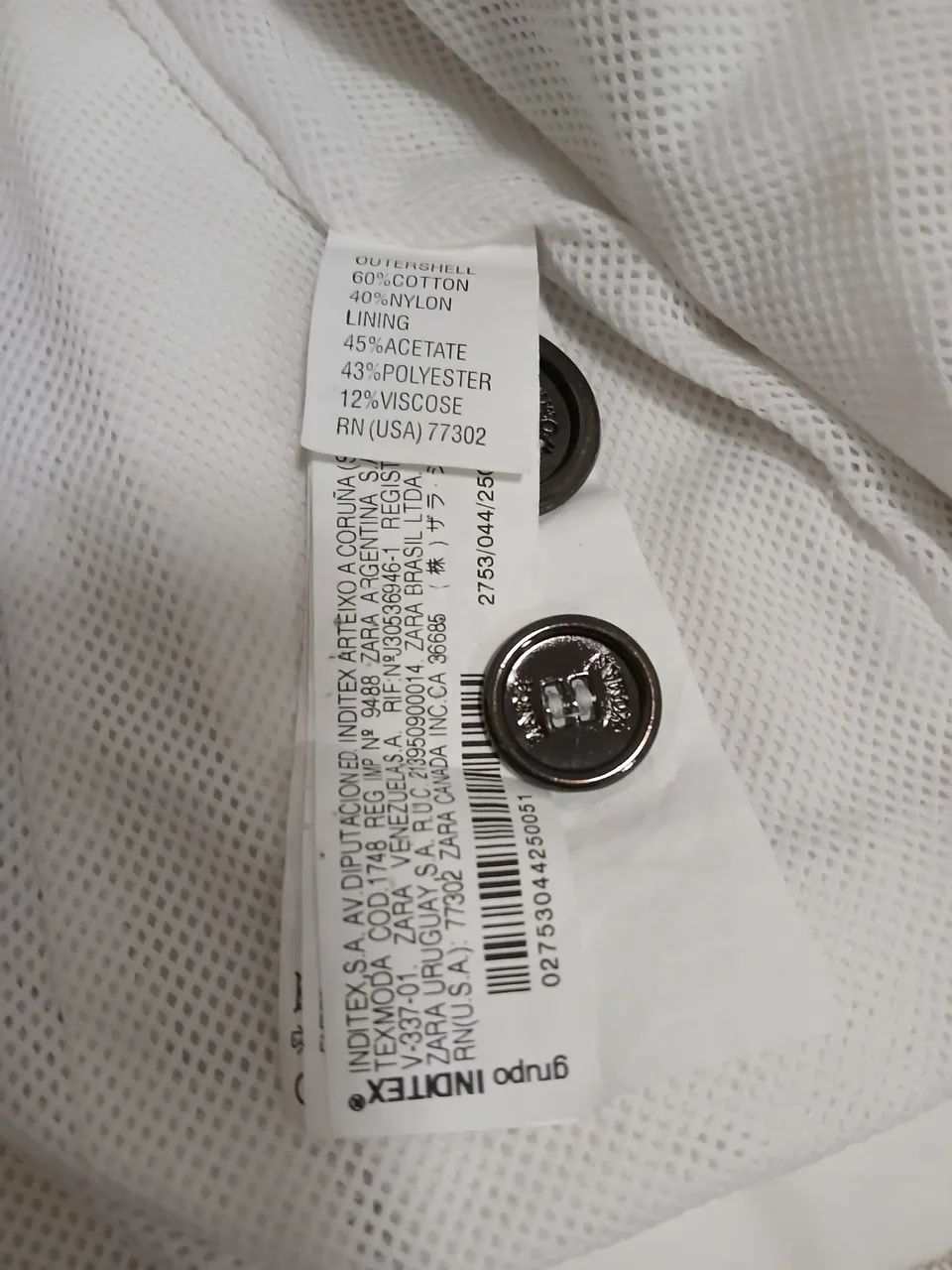 Zara Trench Coach XL Feminino - Foto 5