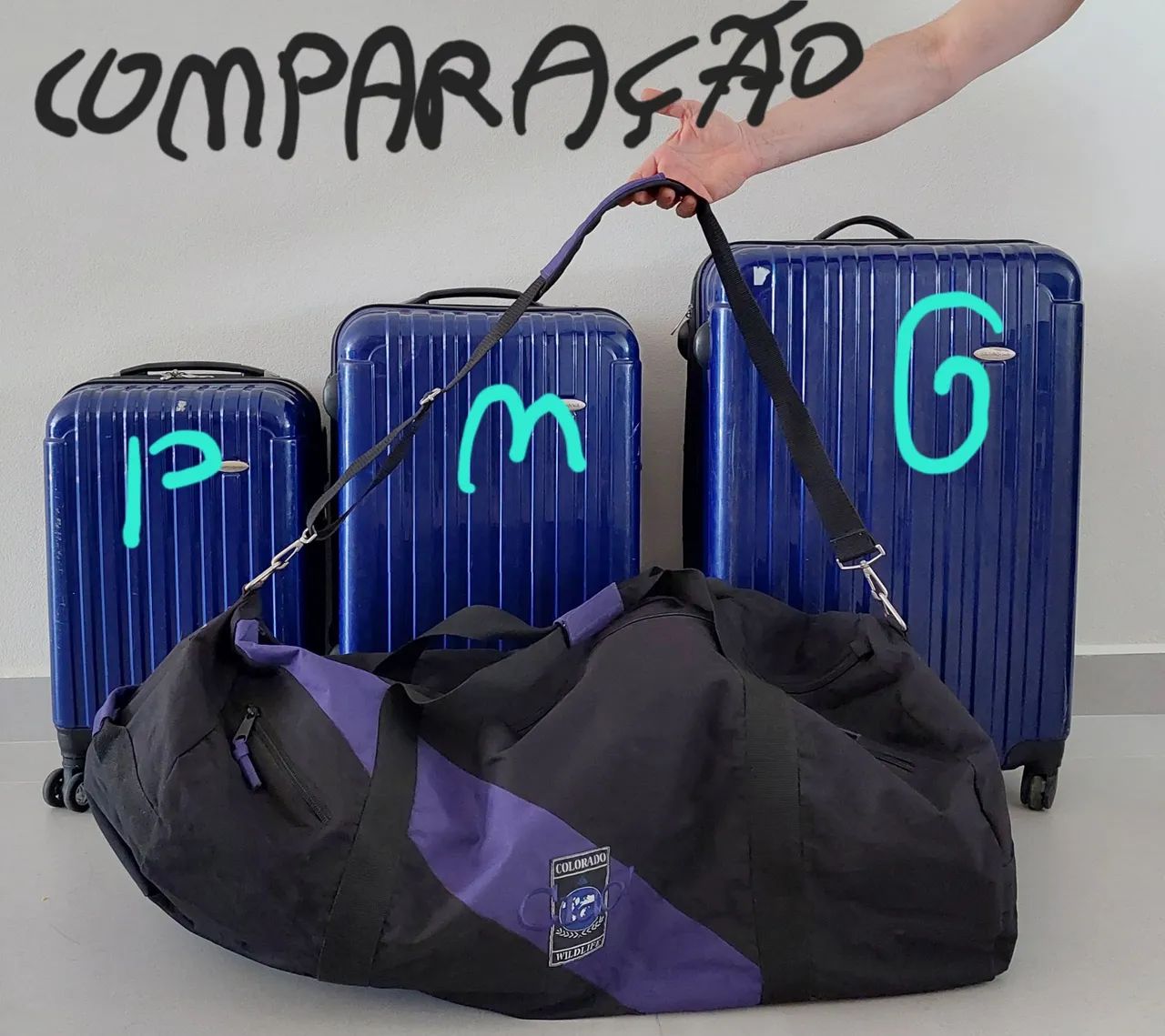 Bolsa Viagem/Transporte GRANDE e muito resistente - Foto 3