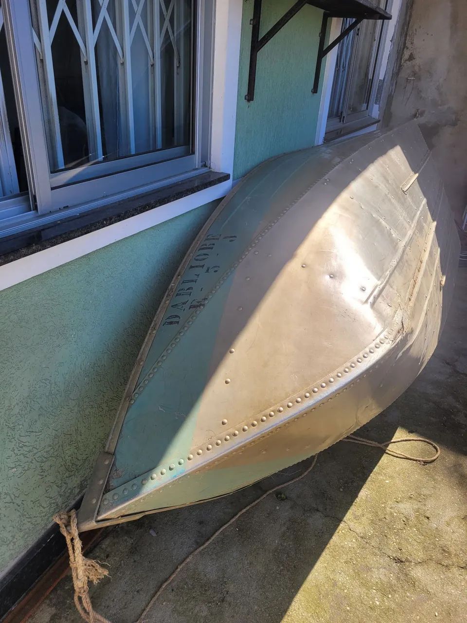 Barco de alumínio 