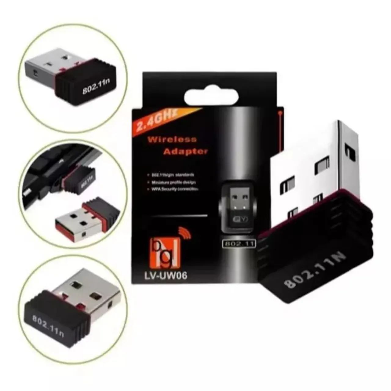 Adaptador Wi-fi Usb 1800Mbps Pc, Notebook 