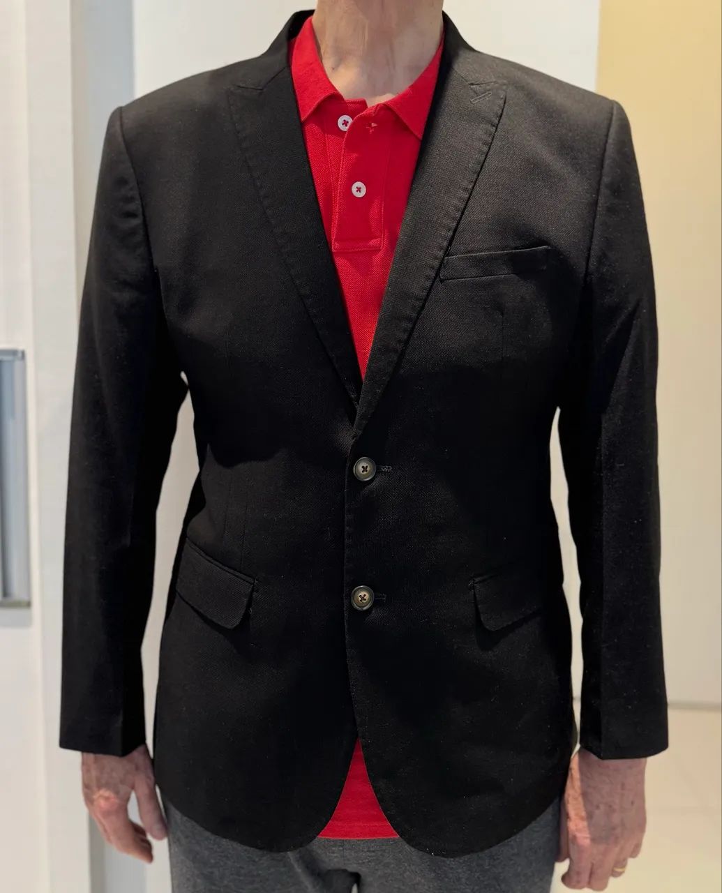 Blazer Masculino- Decinel - Preto - Tm. 52 - Foto 2