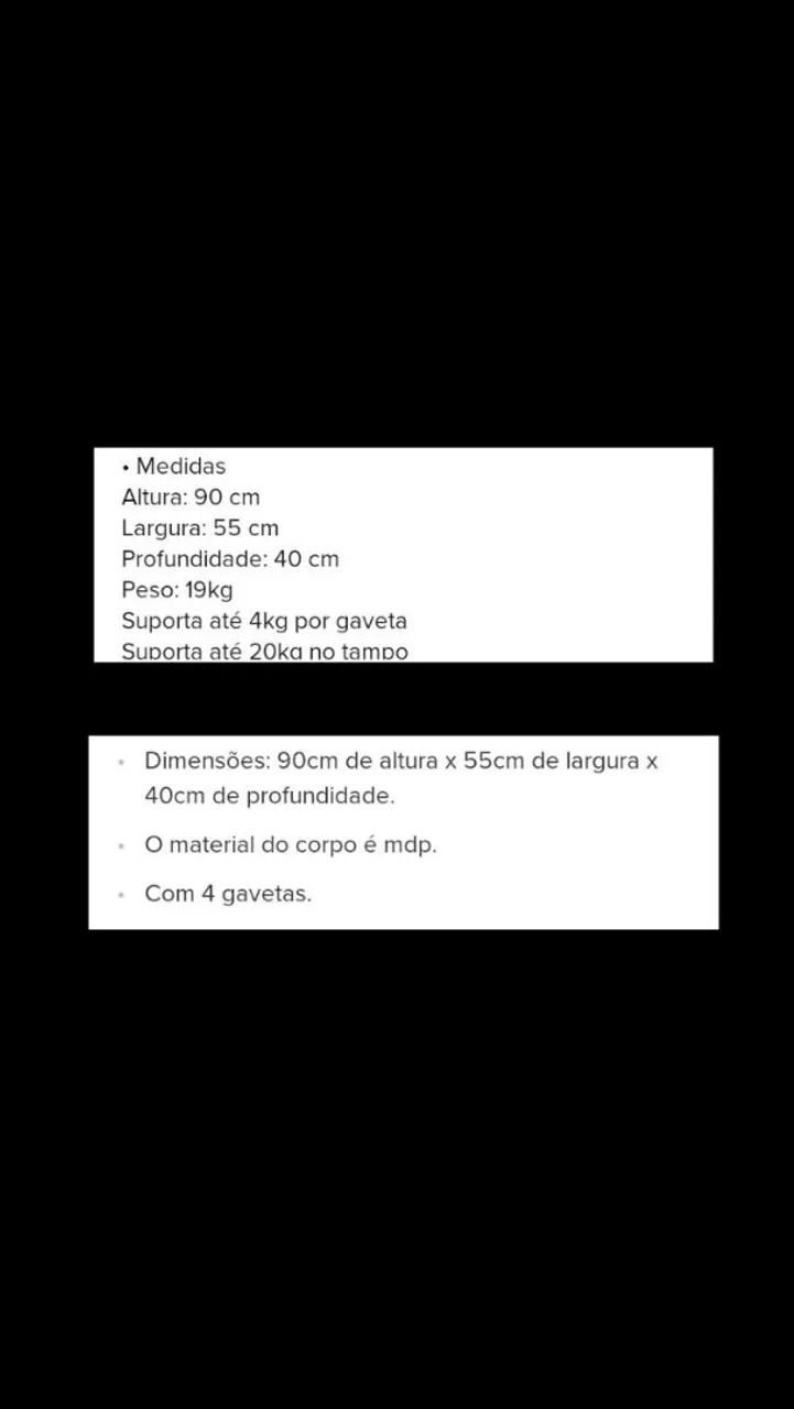 Cômoda Gaveteiro MDP  - Foto 5
