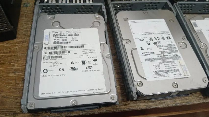 Lote de HD Antigo IBM SCSI - Foto 4