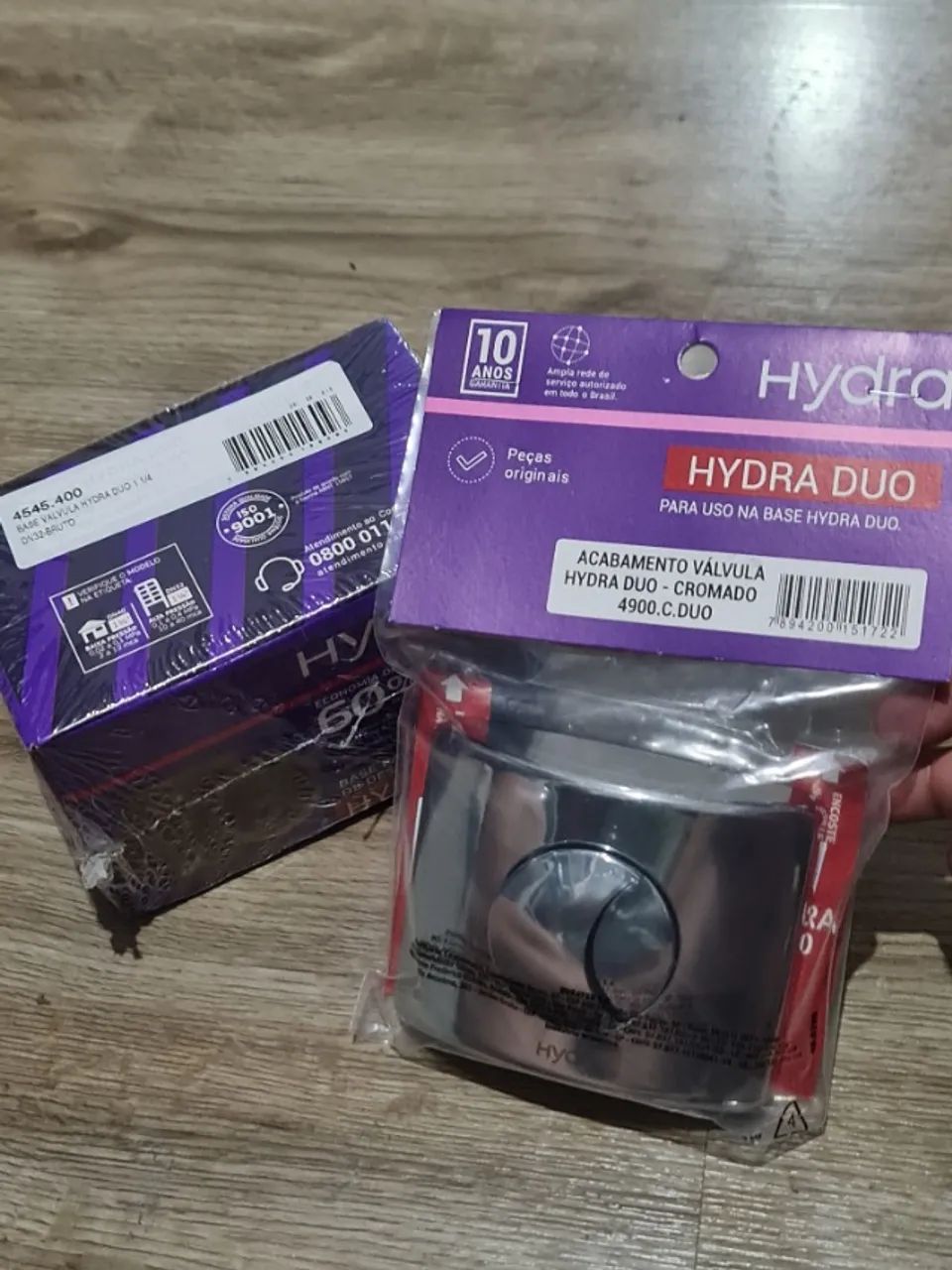 KIT Base válvula de descarga 1 1/4" Hydra DUO Bruto + Acab DUO DECA - Foto 4
