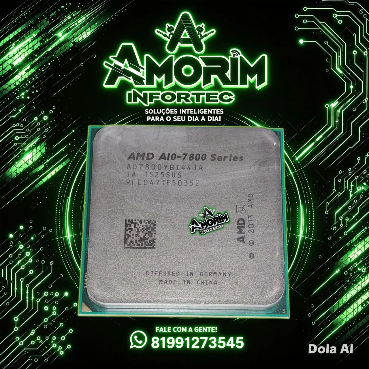 PROCESSADOR AMD A10 7800, 3.9GHz Max Turbo FM2+ - Processadores