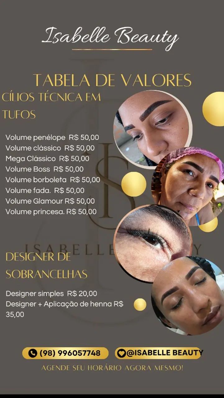 Lash e designer de sobrancelhas 
