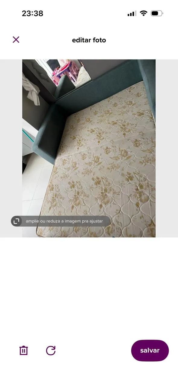 Sofá cama verde água - Foto 3