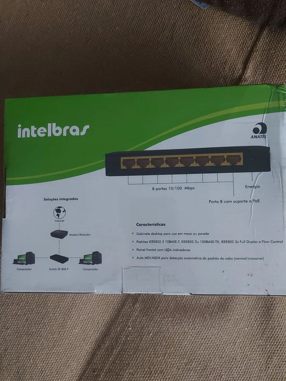 Vendo switch 8 portas intelbras - Foto 2