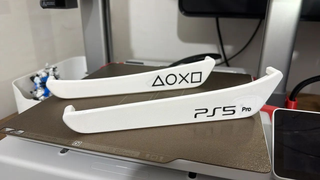 Suporte horizontal PS5 PRO, produção em 3D.