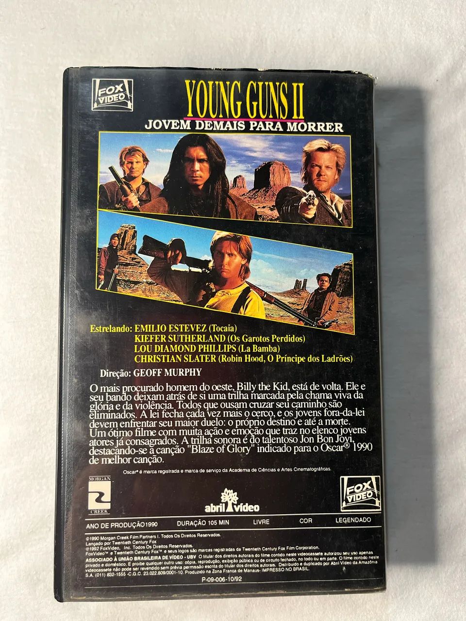 Vhs billy the kid jovens demais para morrer - Foto 5