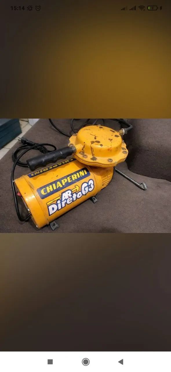 Compressor de ar Chiaperini C3 em bom estado.