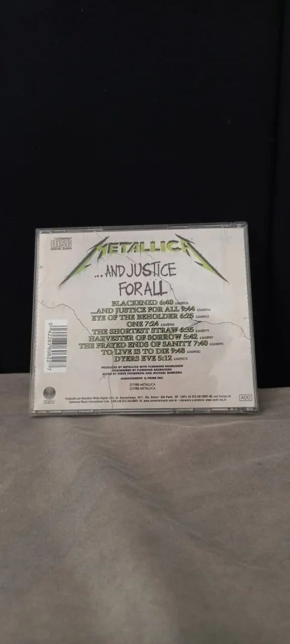 CD Metallica - ...And Justice for All! - Foto 2