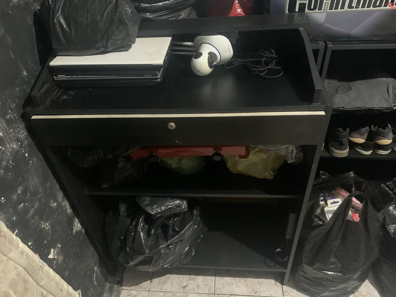 Caixa registradora preta 