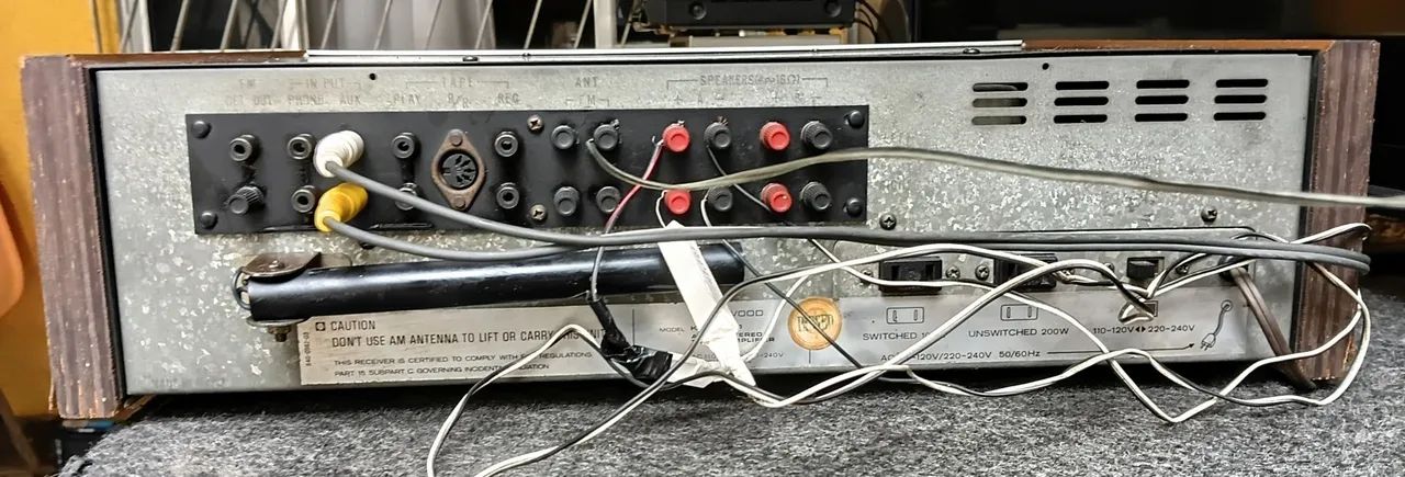 Receiver Vintage com Laterais em Madeira  - Foto 3
