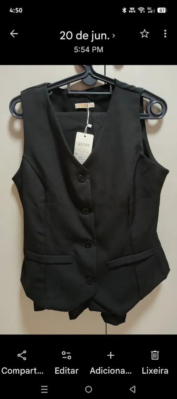 Conjunto alfaiataria 