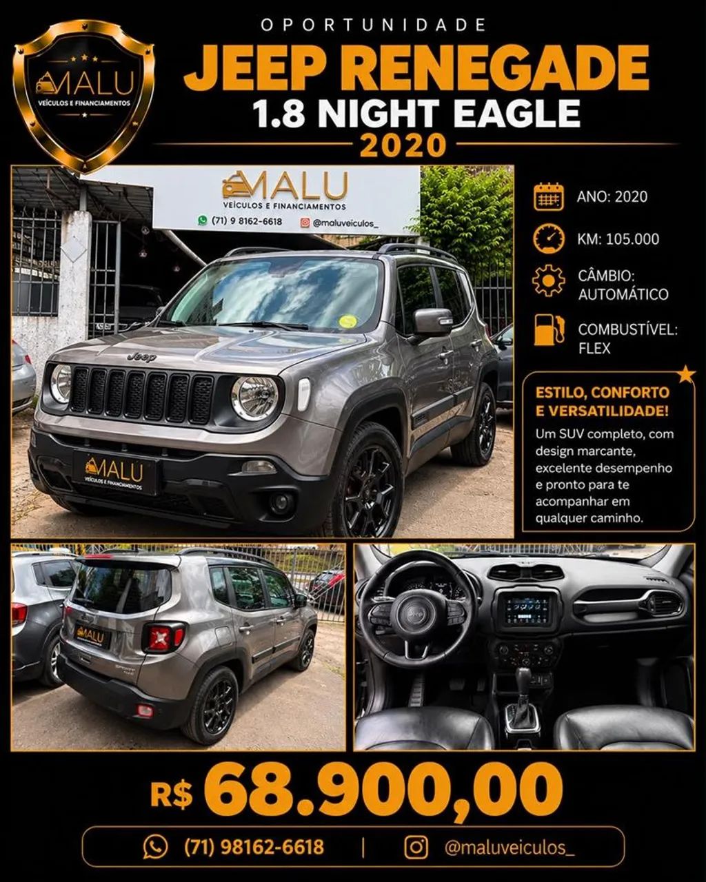 Jeep Renegade Renegade Sport 1.8 4x2 Flex 16V Aut. 2020
