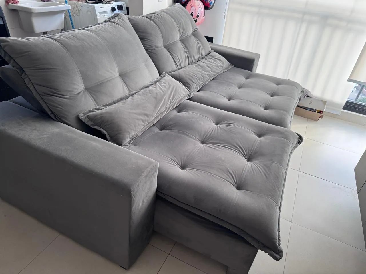 Vendo sofá retrátil 2,50 cm ótimo estado