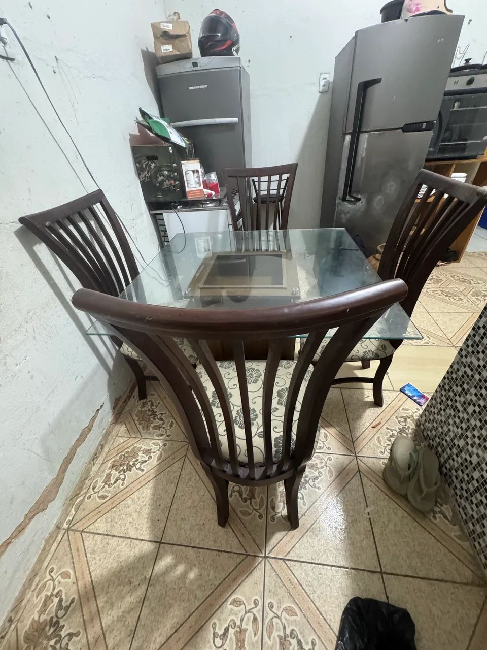 Conjunto de mesa leiam o anúncio  - Foto 4