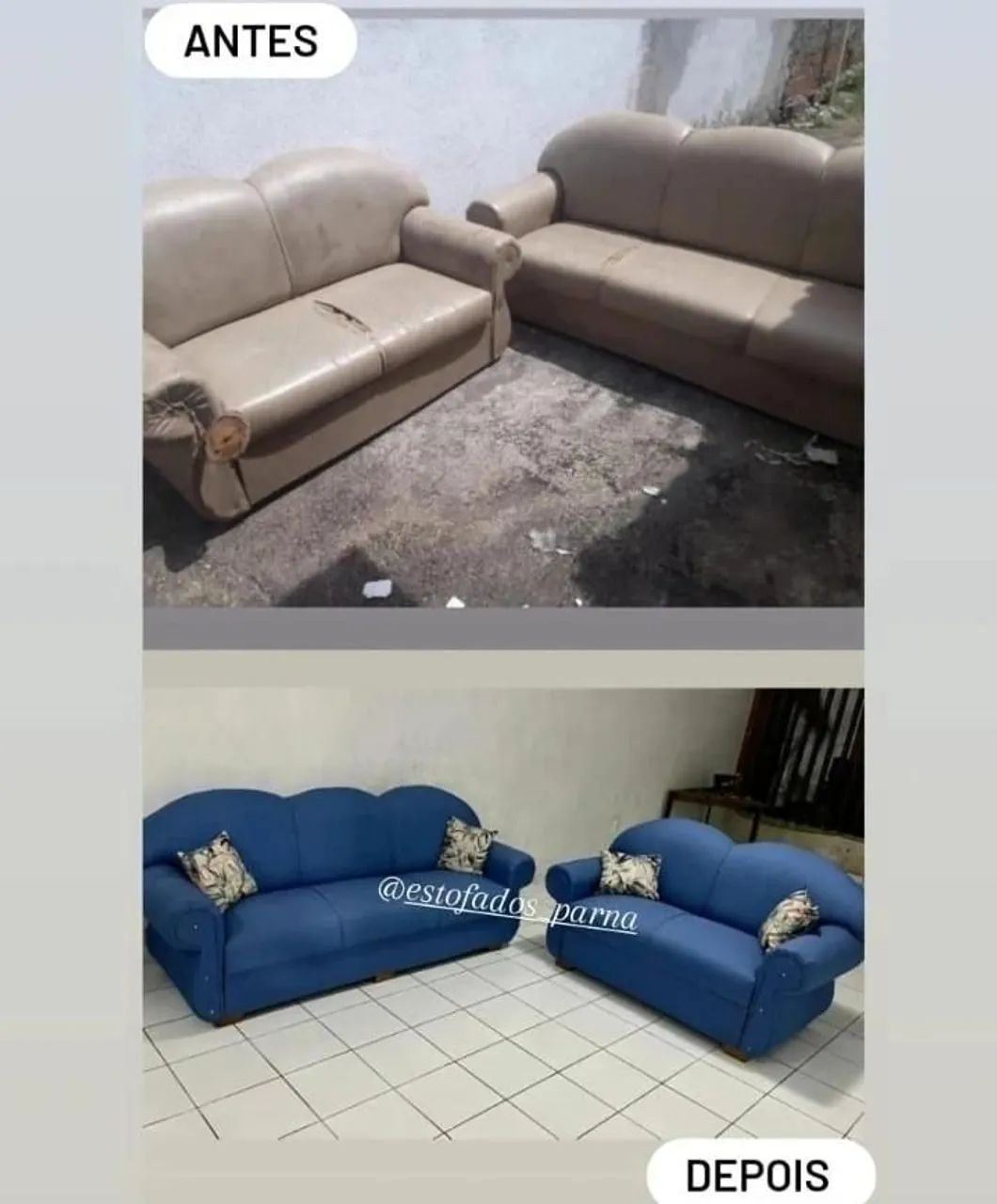 Reforma deixe seu sofá novo de novo