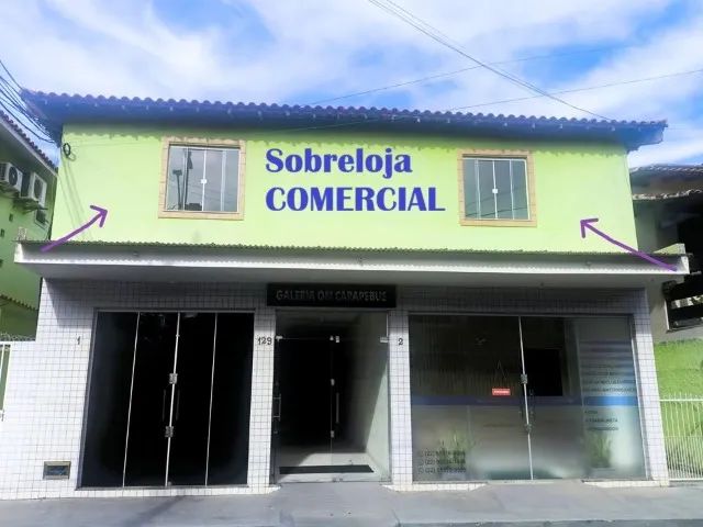 Sobreloja comercial, 110m², no Centro, Carapebus - RJ.