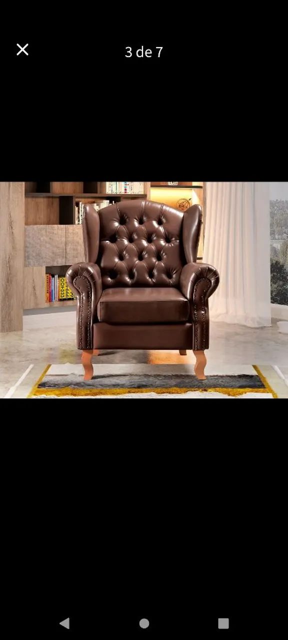 Poltrona Imperador Chesterfield - Pronta entrega  - Foto 2