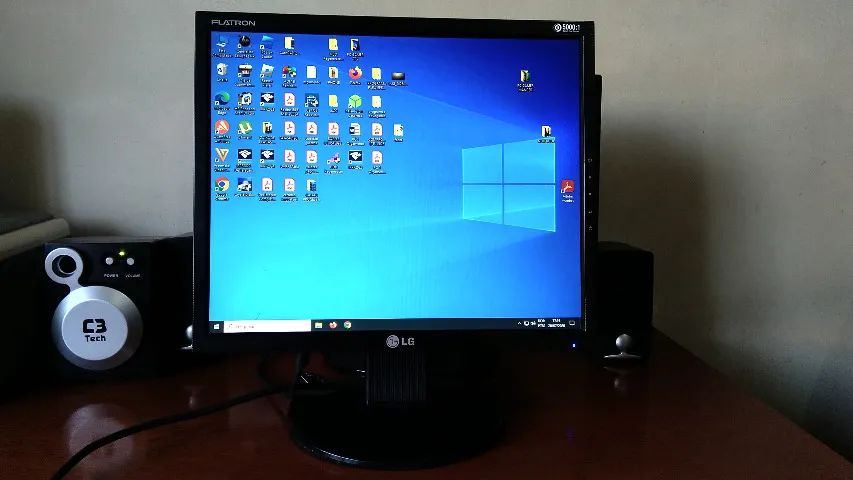 Monitor 17 Polegadas Lg Flatron L1753t-bf Vga Dvi,Acompanha Cabos
