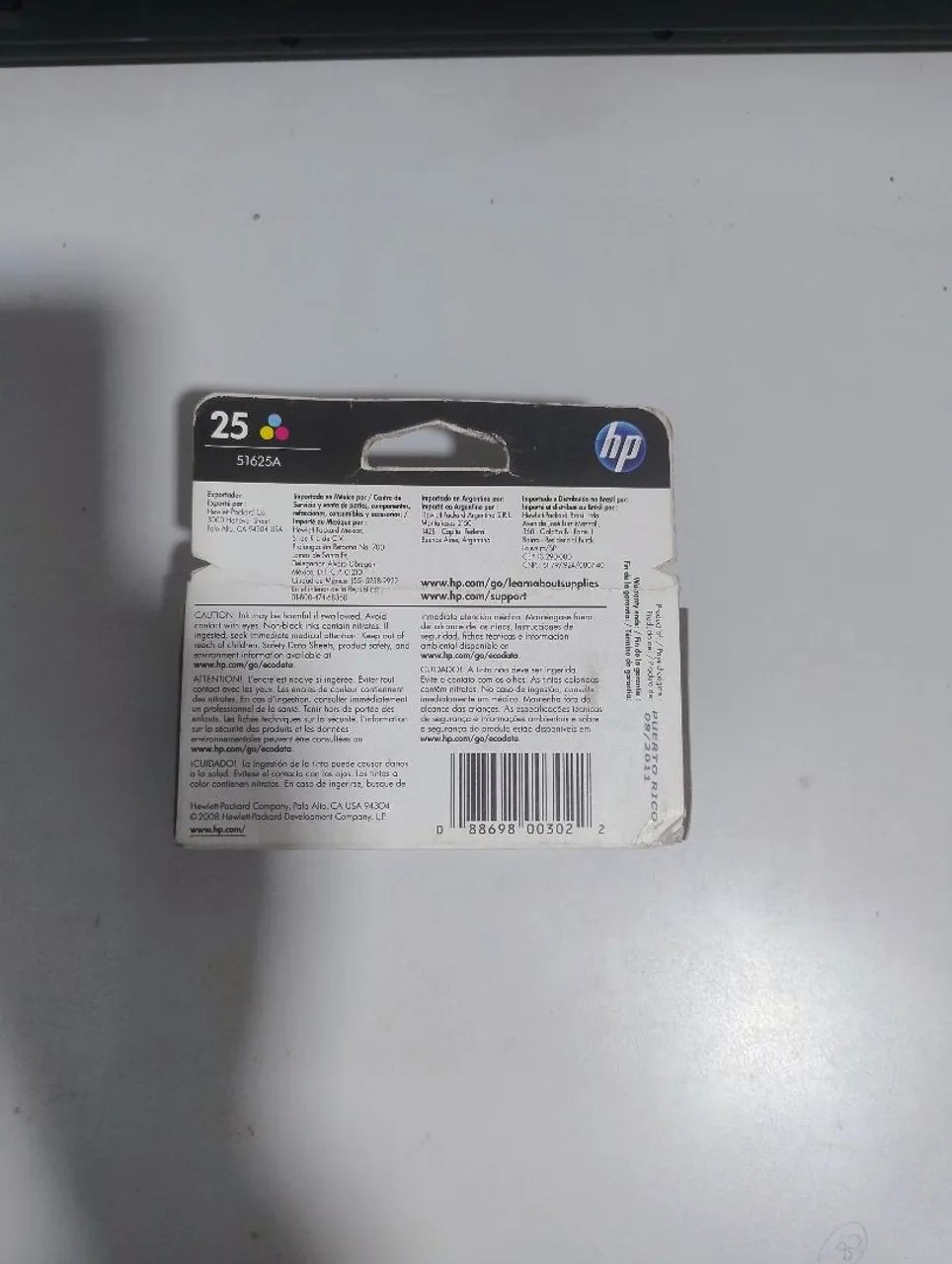 Cartucho HP-51625 colorido 19,5 ml com validade expirada - Foto 2