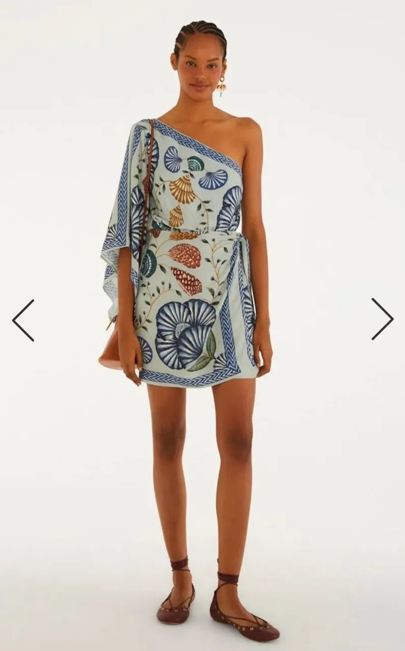 Vestido FARM sonho de conchas