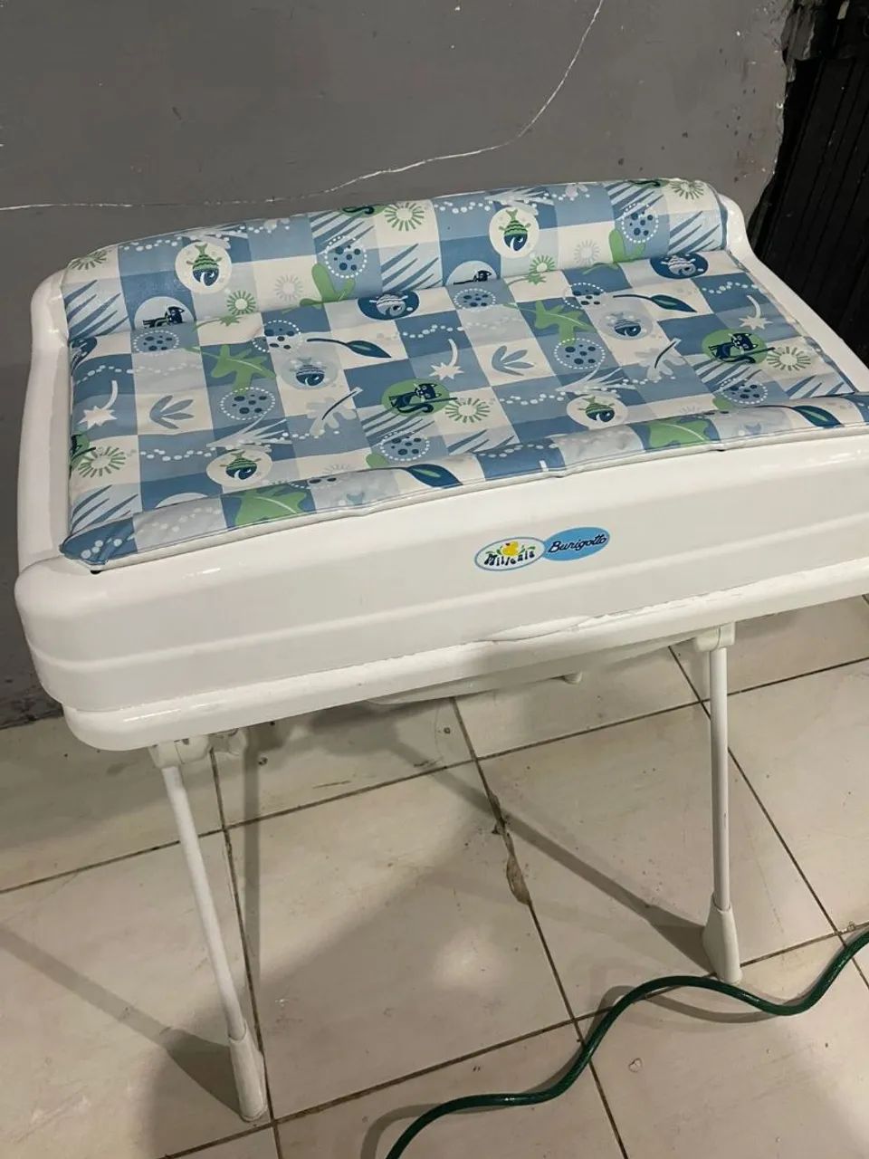 Banheira com trocador