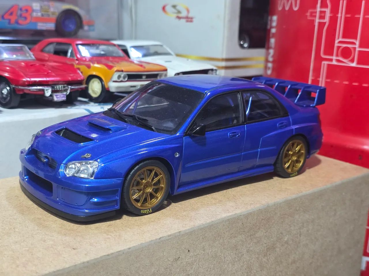 Miniatura 1:18 autoart subaru impreza New age wrc raro lindo