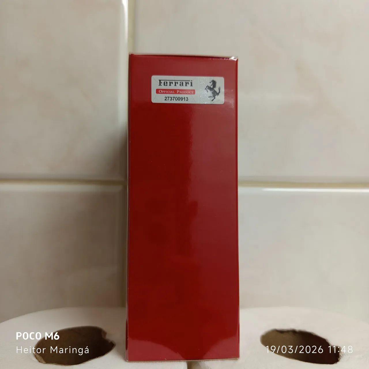 perfume ferrari red 125ml original  - Foto 3