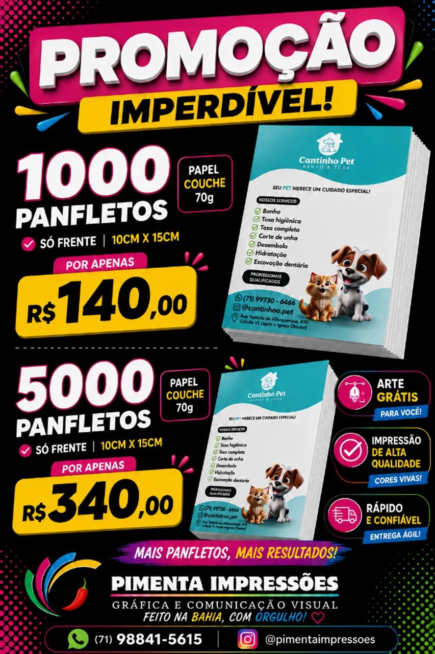 Panfleto personalizado