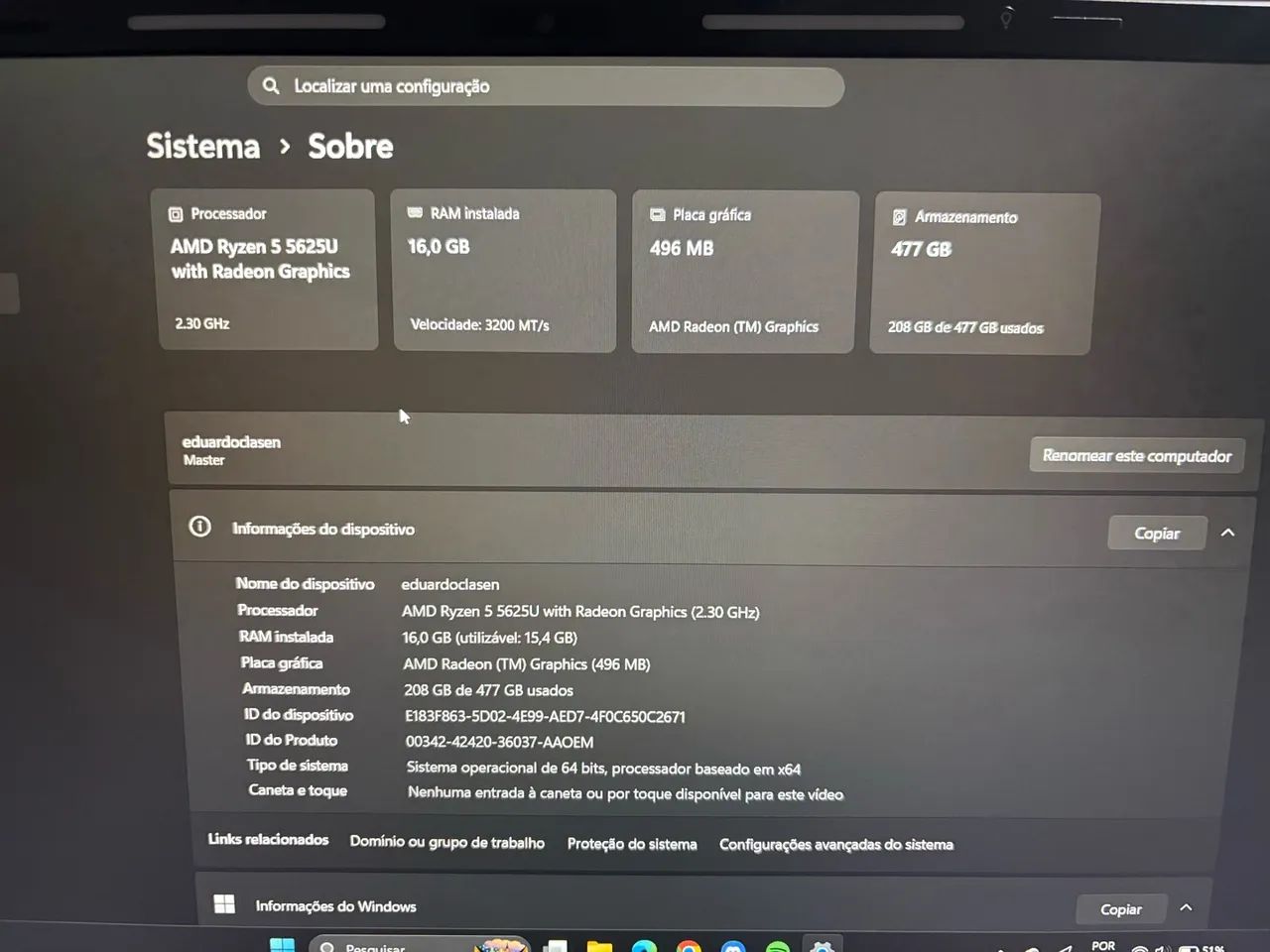 Notebook Vision R15M - Foto 4