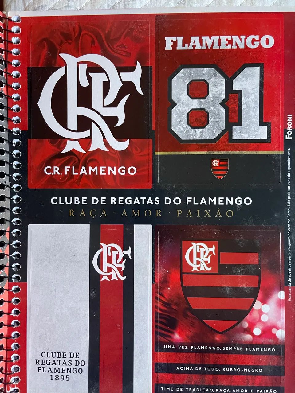 Cadernos Flamengo + brindes  - Foto 2