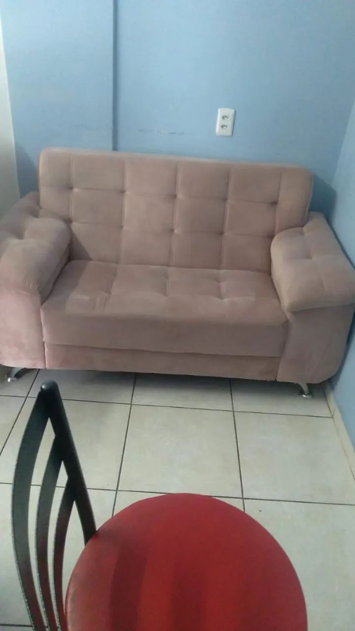 Vendo mesa mármore/ sofá de 2 lugares - Foto 5