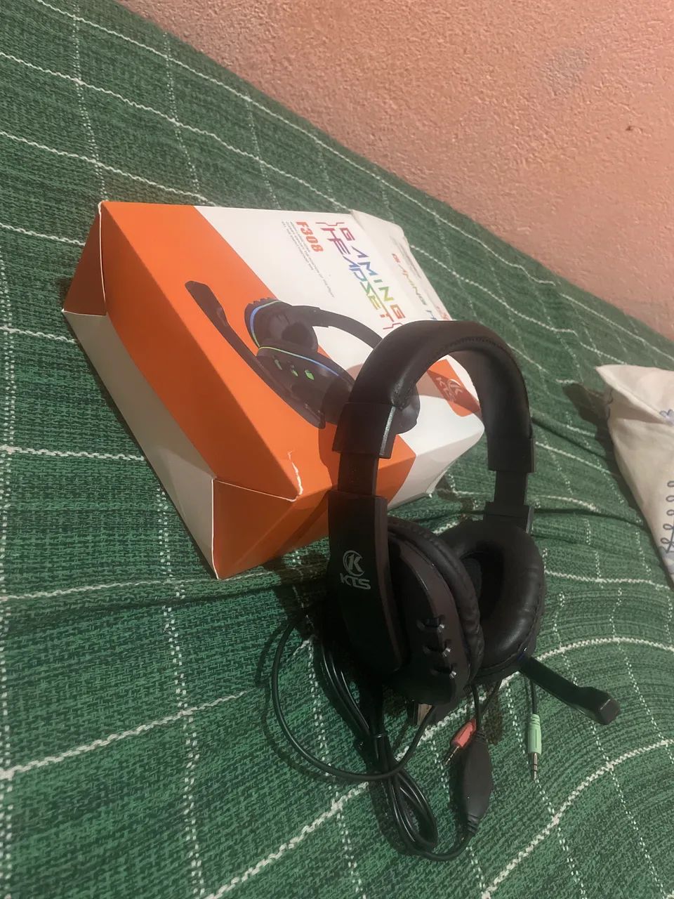 Headset Gamer RGB Led Com Microfone P2 P/ PC PS4 PS5 Xbox Celular Notebook - Foto 2