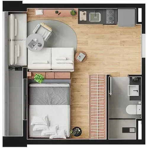 PLANTA 29m²