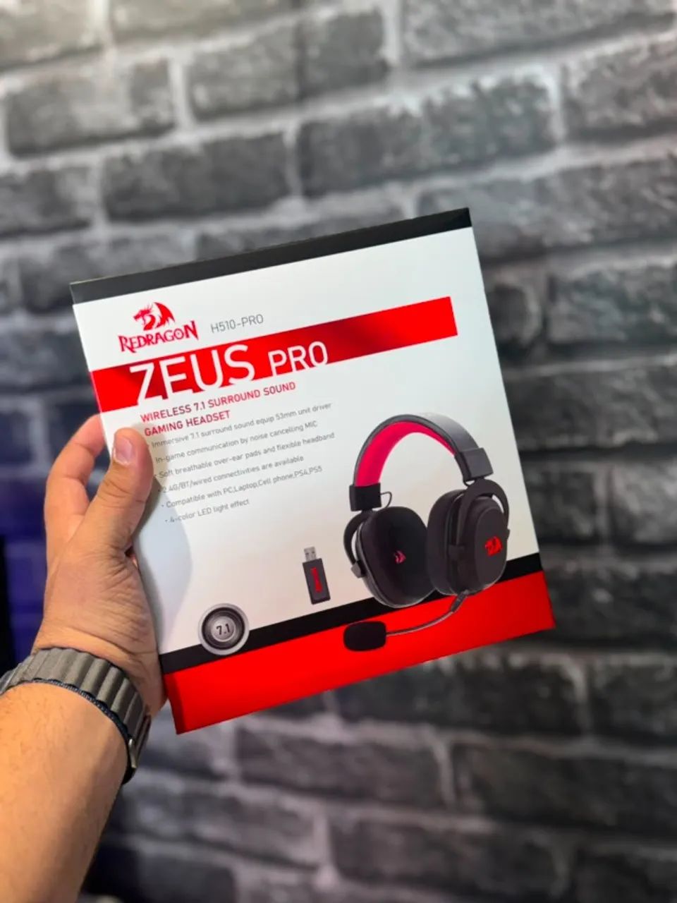 HEADSET GAMER REDRAGON ZEUS PRO