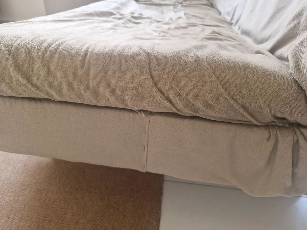 Sofa cama beje - Foto 5