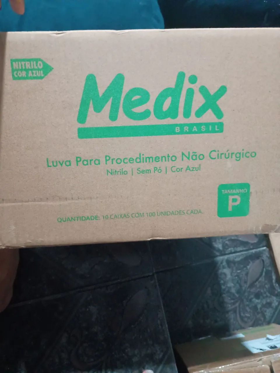 Luvas nitrilicas 